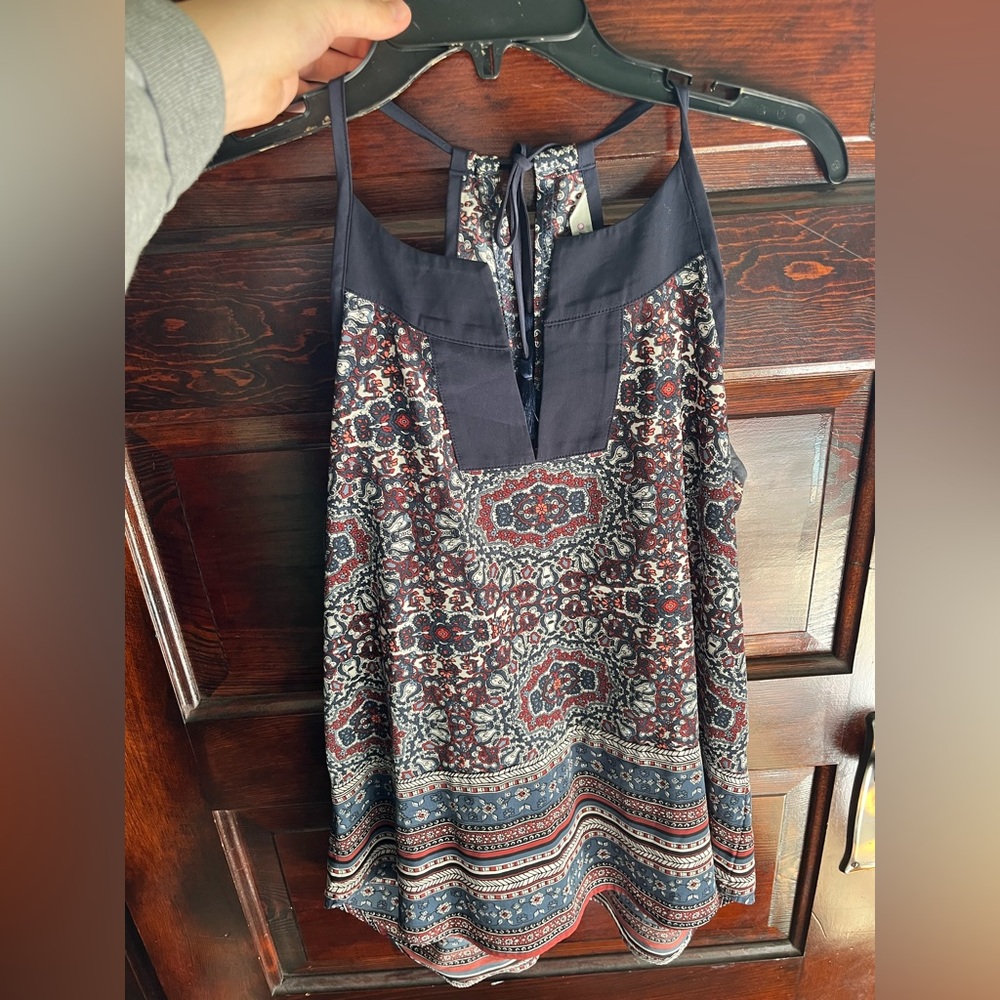 Athleta boho print tank top